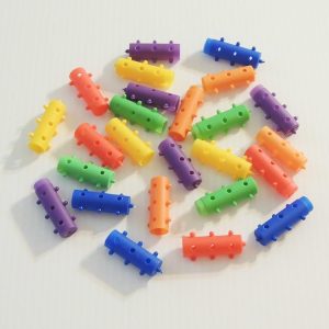 25-Pack Funky Tubes Hen and Parrot Toy Parts