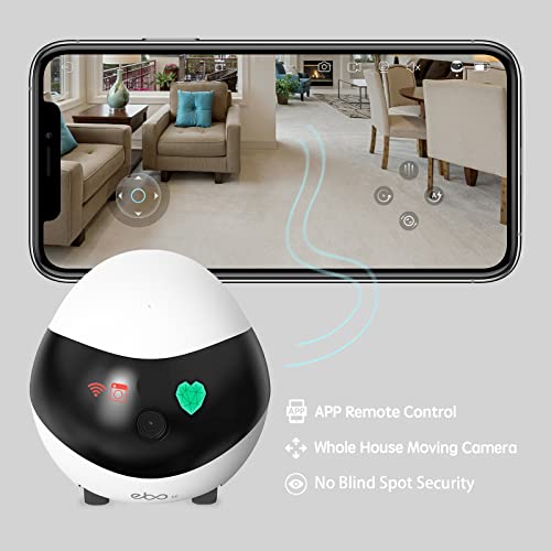 Enabot Wi-fi Residence Safety Digicam with Evening Imaginative and prescient, Self-Charging Characteristic, 16GB SD Storage, and Distant Management App - Perfect for Pets, Seniors, and Infants