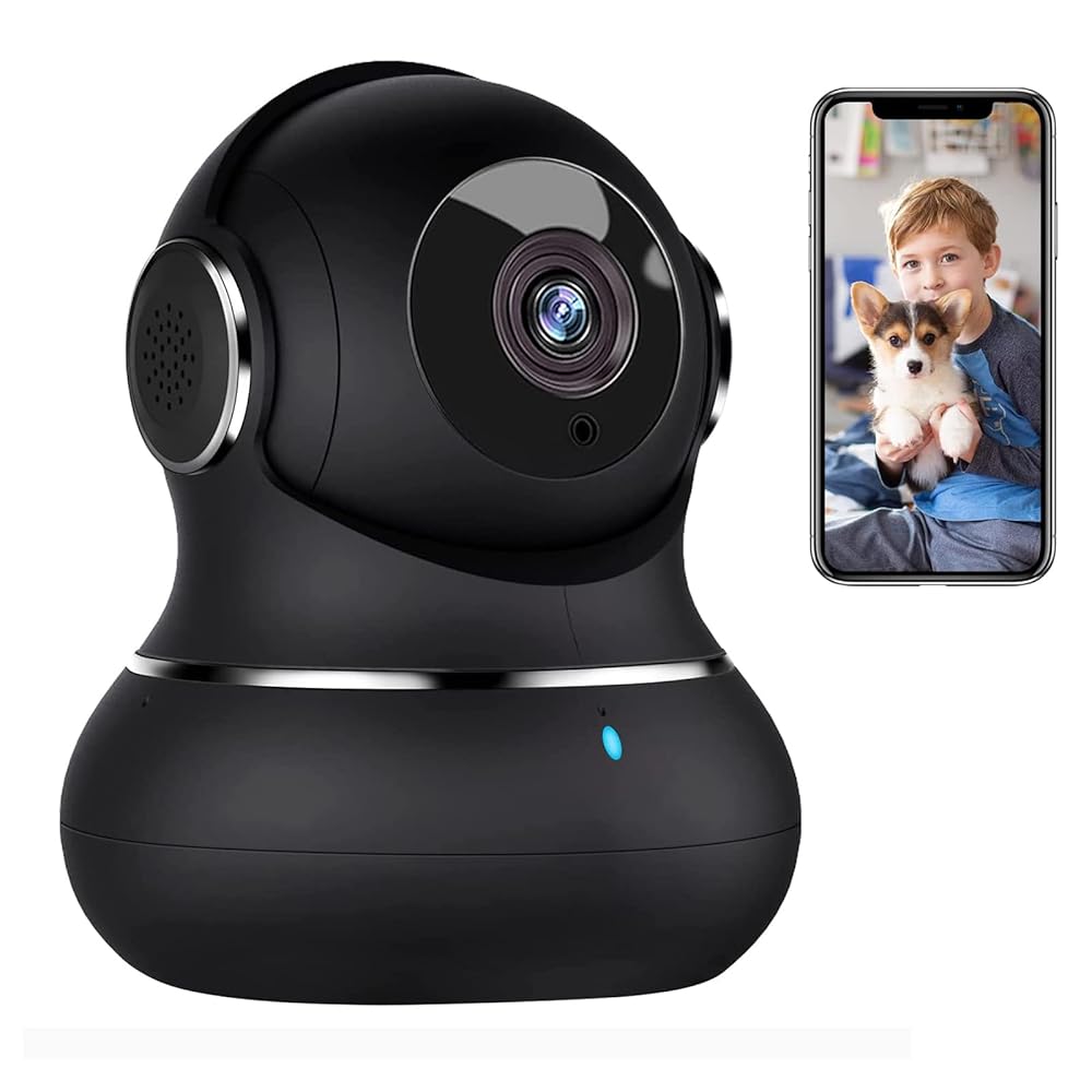 Litokam 2K Indoor Safety Digital camera – 360° House Surveillance Digital camera with Movement Detection, Pet Monitoring, Child Monitor Options, and Evening Imaginative and prescient through Cellular App