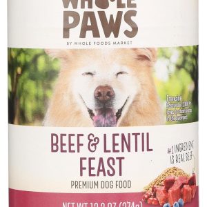 Entire Paws Beef & Lentil Feast Moist Canine Meals, 13.2 Ounces