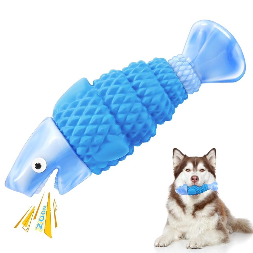 WinTour Sturdy Canine Toys for Giant Aggressive Chewers – Indestructible Squeaky Toys for Massive Canines