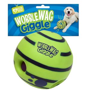 Wobble Wag Giggle Ball – Interactive Canine Toy with Enjoyable Giggle Sounds When Rolled or Shaken, Pets Know Finest – Featured on TV